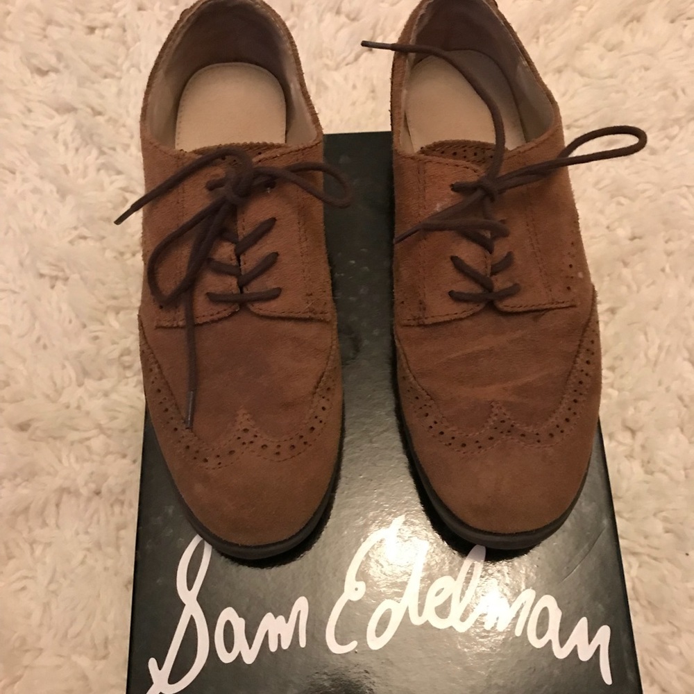 Brown oxfords